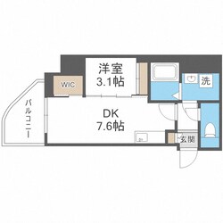 セレニテ難波プリエの物件間取画像